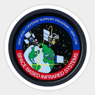 Vintage Space Based Infrared System Emblem Sticker